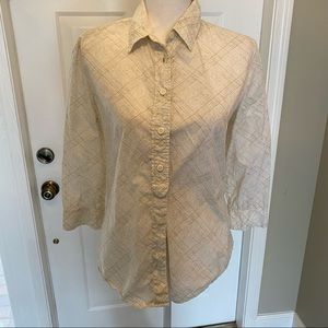 A/X Armani exchange button down blouse